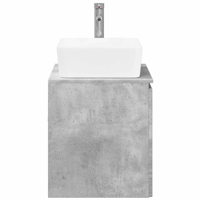 Set de mobilier pentru baie Gri Beton Lemn prelucrat WALTI