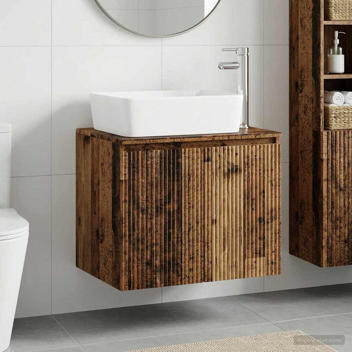 Set de mobilier pentru baie Lemn vechi Lemn prelucrat WALTI