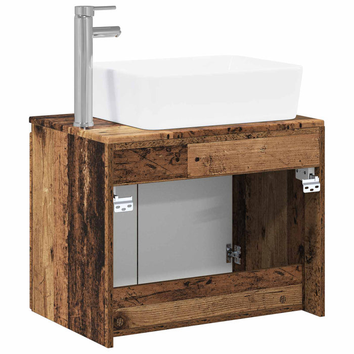 Set de mobilier pentru baie Lemn vechi Lemn prelucrat WALTI