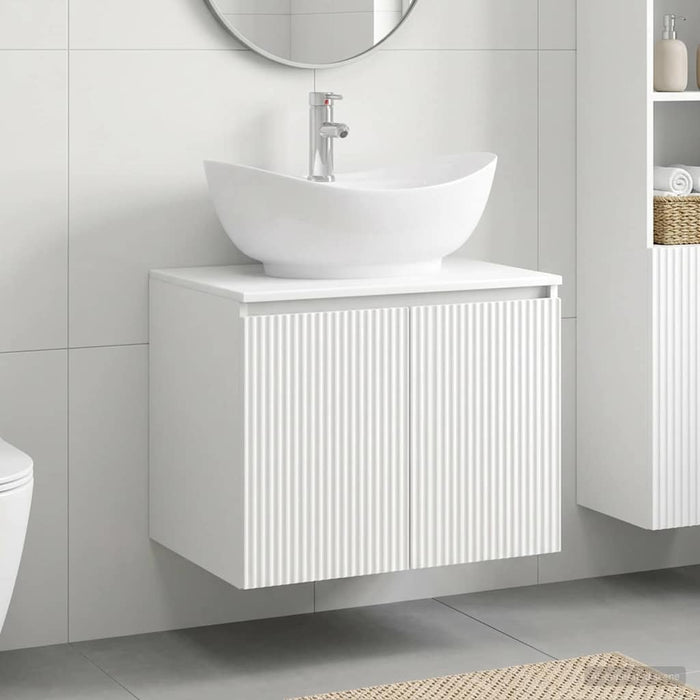 Set de mobilier pentru baie Alb Lemn prelucrat WALTI