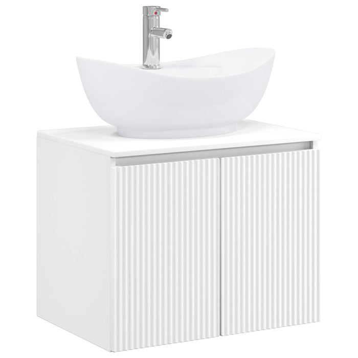 Set de mobilier pentru baie Alb Lemn prelucrat WALTI