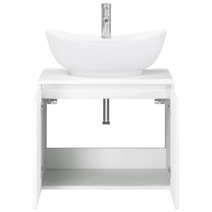 Set de mobilier pentru baie Alb Lemn prelucrat WALTI