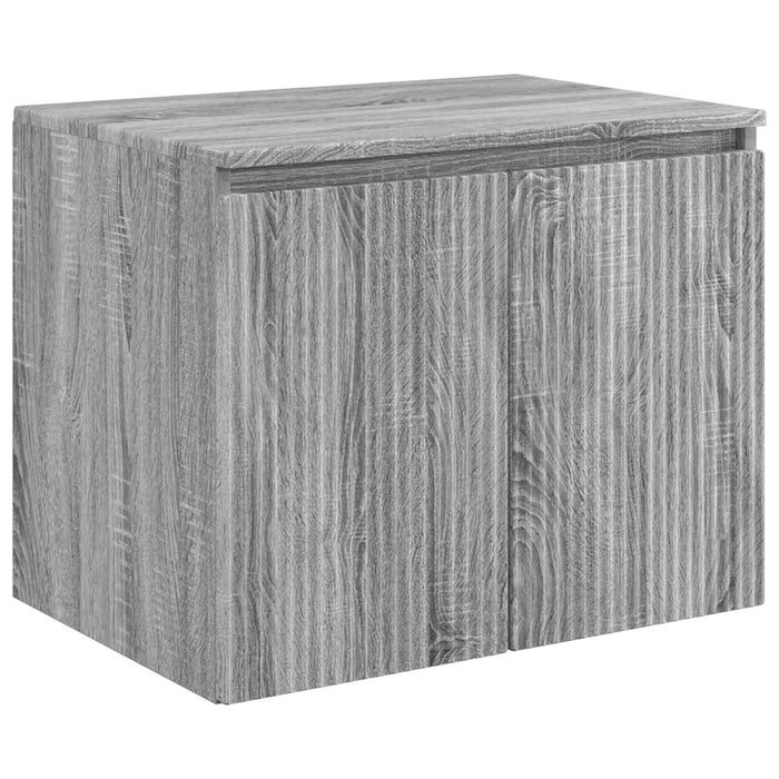 Set de mobilier pentru baie Sonoma gri Lemn prelucrat WALTI