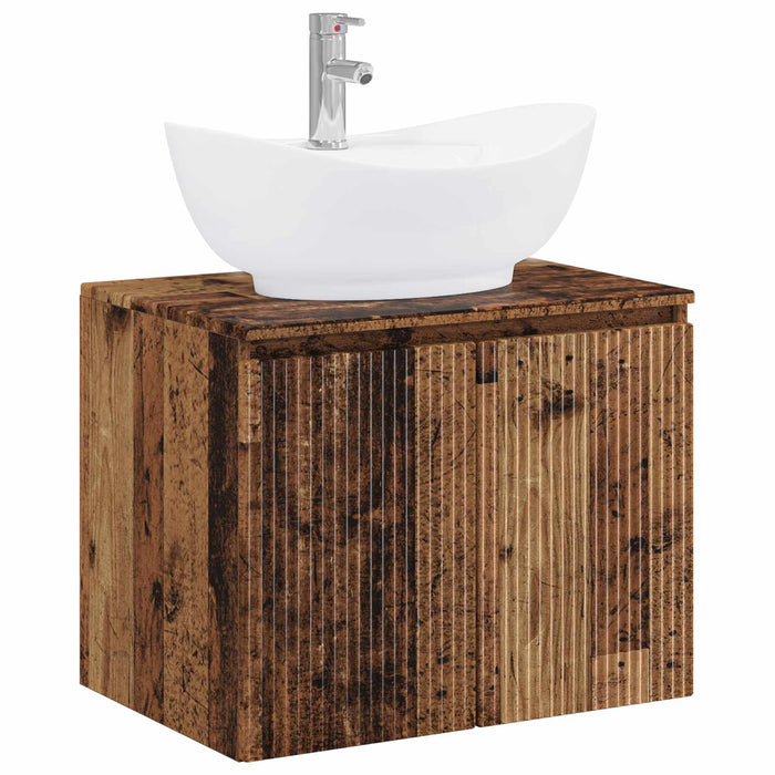 Set de mobilier pentru baie Lemn vechi Lemn prelucrat WALTI