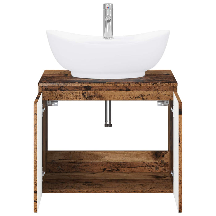 Set de mobilier pentru baie Lemn vechi Lemn prelucrat WALTI