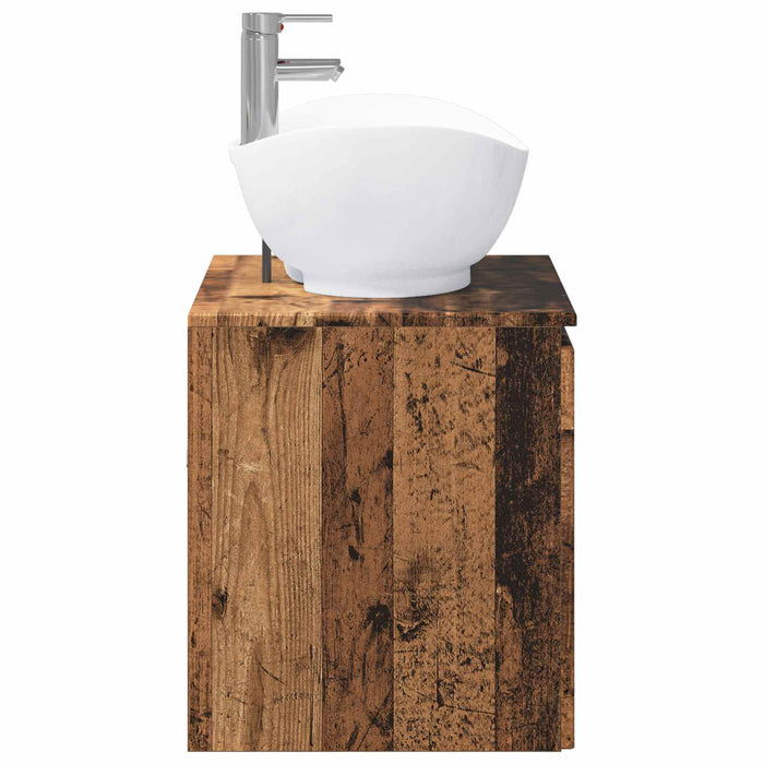 Set de mobilier pentru baie Lemn vechi Lemn prelucrat WALTI