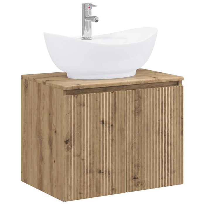 Set de mobilier pentru baie Stejar Artizanal Lemn prelucrat WALTI