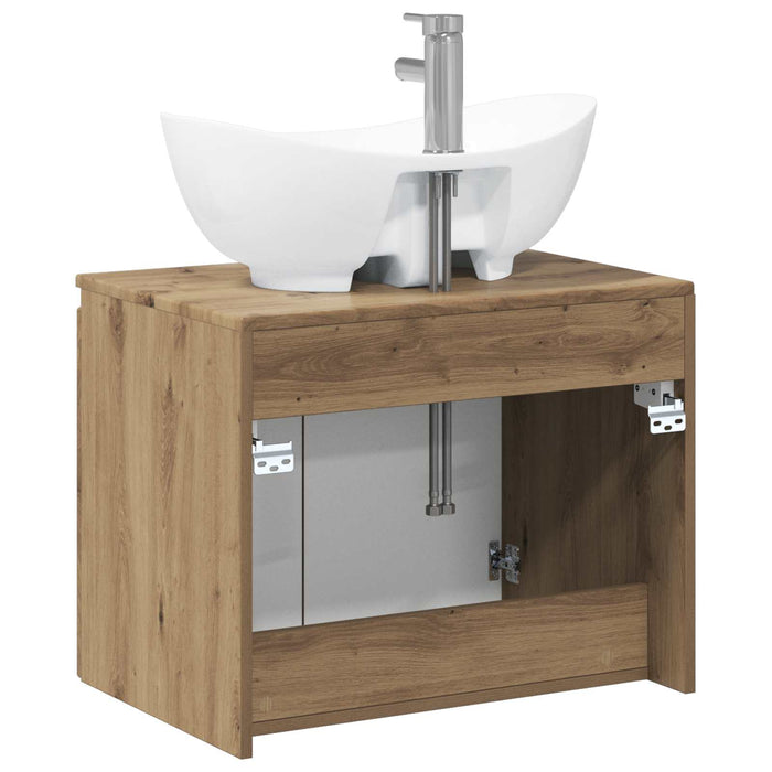 Set de mobilier pentru baie Stejar Artizanal Lemn prelucrat WALTI