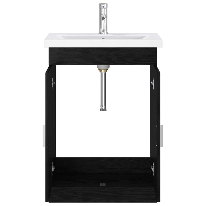 Set de mobilier pentru baie Stejar Negru 61 x 40 x 84,5 cm WALTI