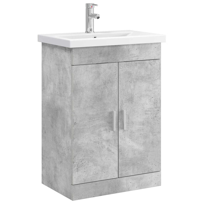 Set de mobilier pentru baie Gri Beton 61 x 40 x 84,5 cm WALTI