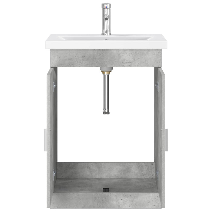 Set de mobilier pentru baie Gri Beton 61 x 40 x 84,5 cm WALTI