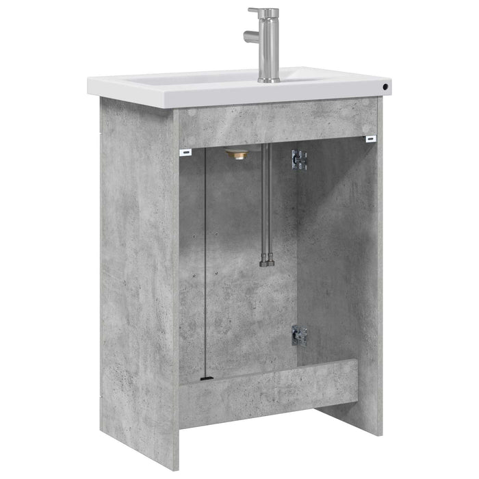 Set de mobilier pentru baie Gri Beton 61 x 40 x 84,5 cm WALTI
