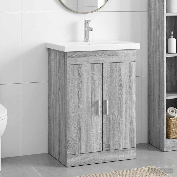 Set de mobilier pentru baie Sonoma gri 61 x 40 x 84,5 cm WALTI