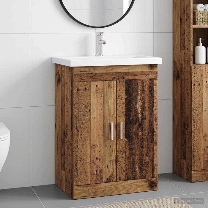 Set de mobilier pentru baie Lemn vechi 61 x 40 x 84,5 cm WALTI