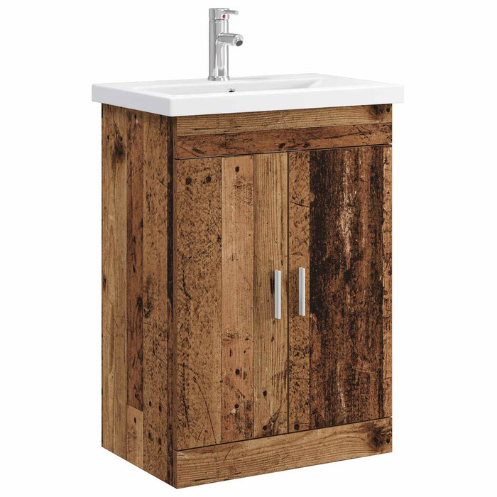 Set de mobilier pentru baie Lemn vechi 61 x 40 x 84,5 cm WALTI