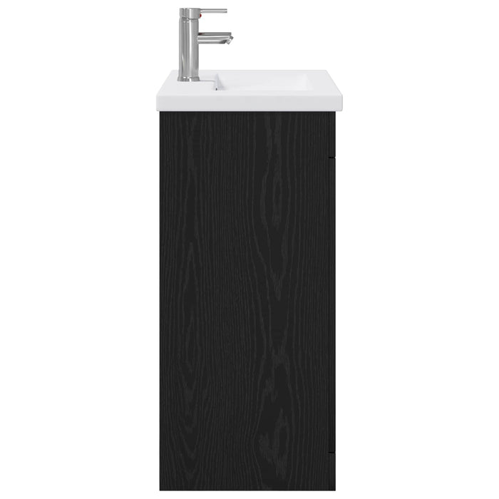Set de mobilier pentru baie Stejar Negru 81 x 40 x 84,5 cm WALTI