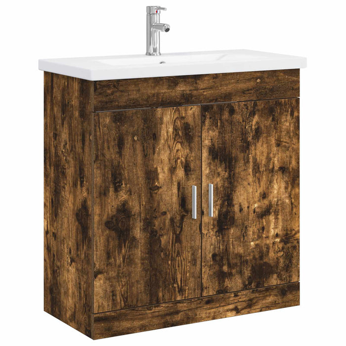 Set de mobilier pentru baie Stejar fumuriu 81 x 40 x 84,5 cm WALTI