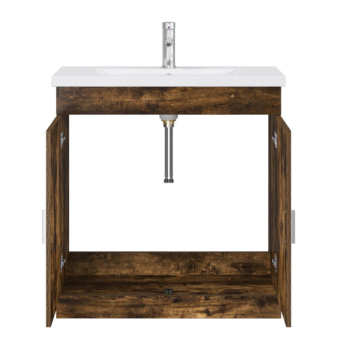 Set de mobilier pentru baie Stejar fumuriu 81 x 40 x 84,5 cm WALTI