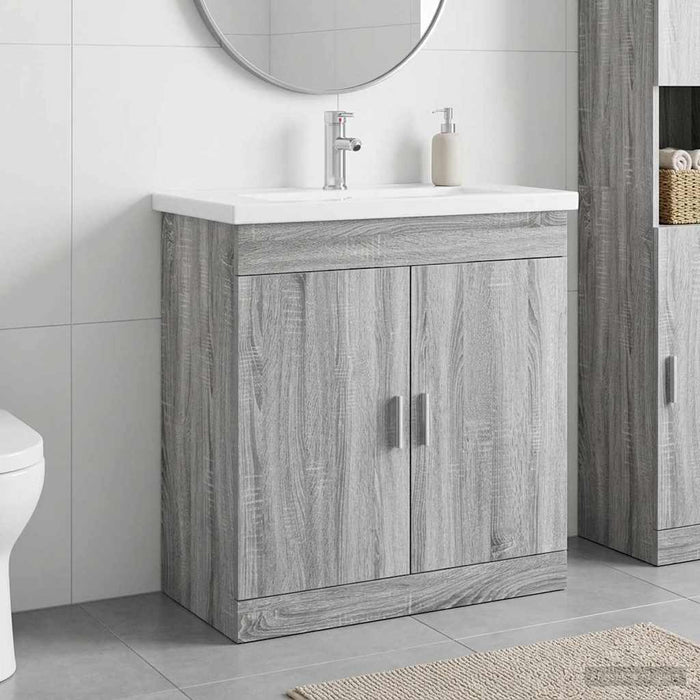 Set de mobilier pentru baie Sonoma gri 81 x 40 x 84,5 cm WALTI