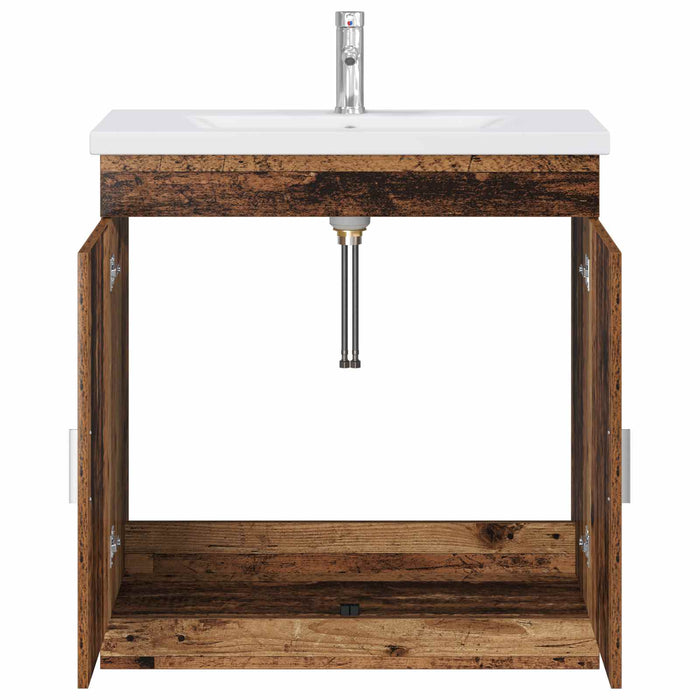 Set de mobilier pentru baie Lemn vechi 81 x 40 x 84,5 cm WALTI