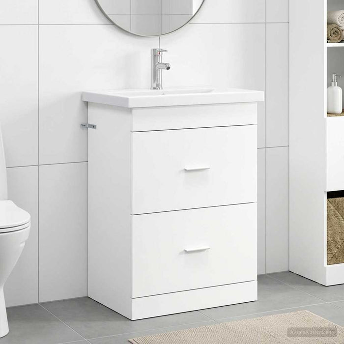 Set de mobilier pentru baie Alb 61 x 40 x 84,5 cm WALTI