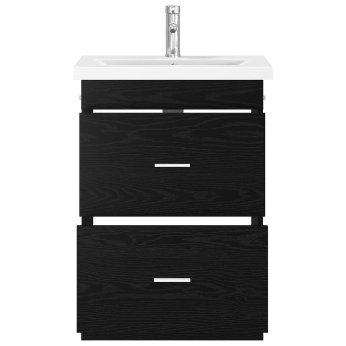 Set de mobilier pentru baie Stejar Negru 61 x 40 x 84,5 cm WALTI
