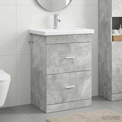 Set de mobilier pentru baie Gri Beton 61 x 40 x 84,5 cm - WALTI WALTI