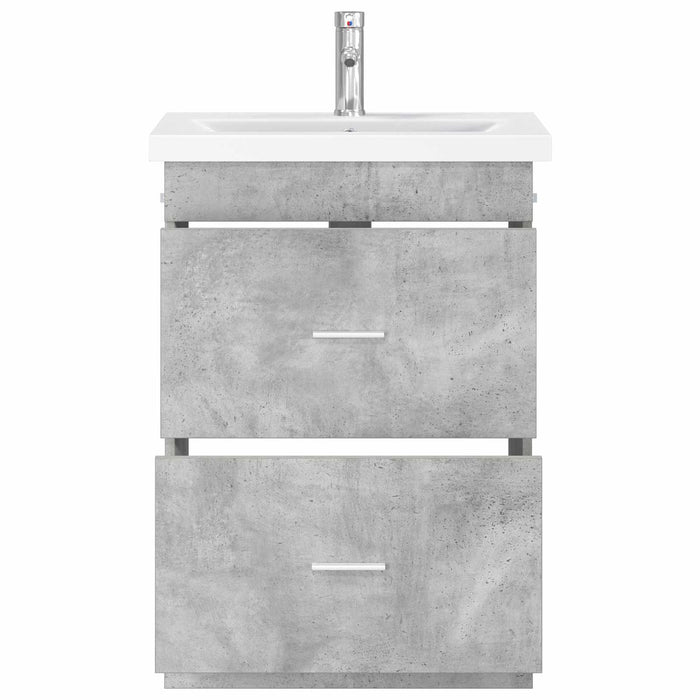 Set de mobilier pentru baie Gri Beton 61 x 40 x 84,5 cm WALTI
