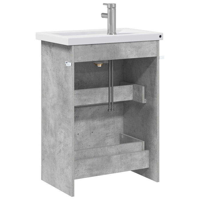 Set de mobilier pentru baie Gri Beton 61 x 40 x 84,5 cm WALTI