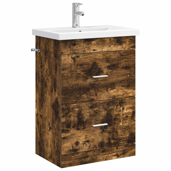 Set de mobilier pentru baie Stejar fumuriu 61 x 40 x 84,5 cm WALTI