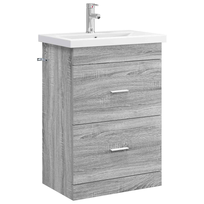 Set de mobilier pentru baie Sonoma gri 61 x 40 x 84,5 cm WALTI