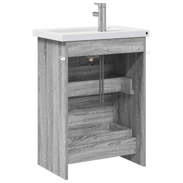 Set de mobilier pentru baie Sonoma gri 61 x 40 x 84,5 cm WALTI