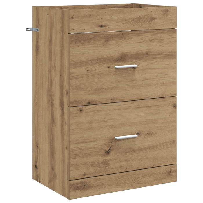 Set de mobilier pentru baie Stejar Artizanal 61 x 40 x 84,5 cm WALTI