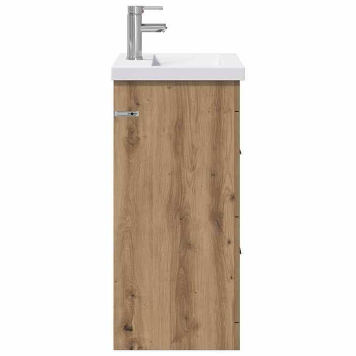 Set de mobilier pentru baie Stejar Artizanal 61 x 40 x 84,5 cm WALTI