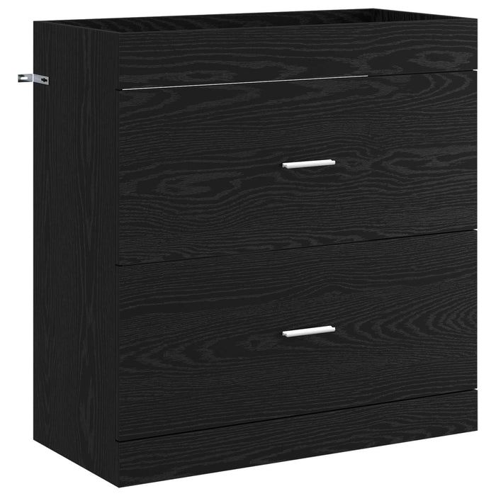 Set de mobilier pentru baie Stejar Negru 81 x 40 x 84,5 cm WALTI