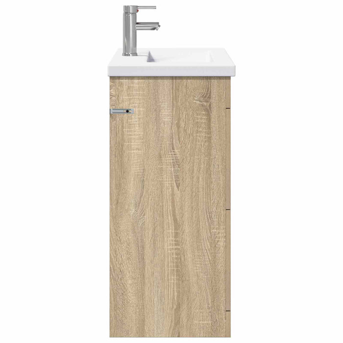 Set de mobilier pentru baie Stejar Sonoma 81 x 40 x 84,5 cm WALTI