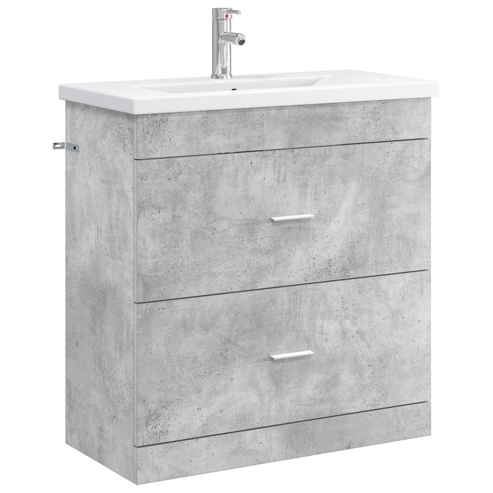 Set de mobilier pentru baie Gri Beton 81 x 40 x 84,5 cm WALTI