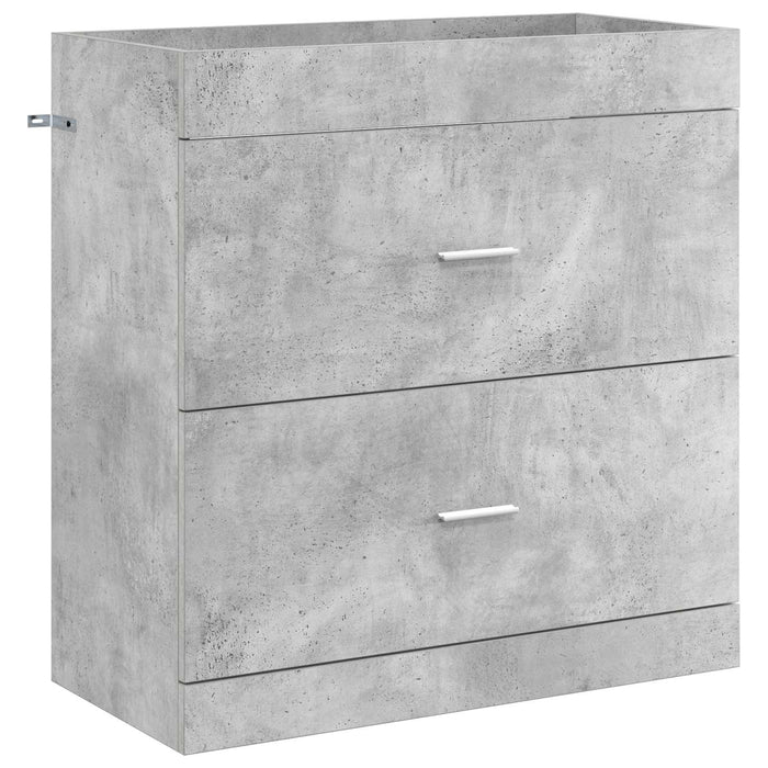 Set de mobilier pentru baie Gri Beton 81 x 40 x 84,5 cm WALTI