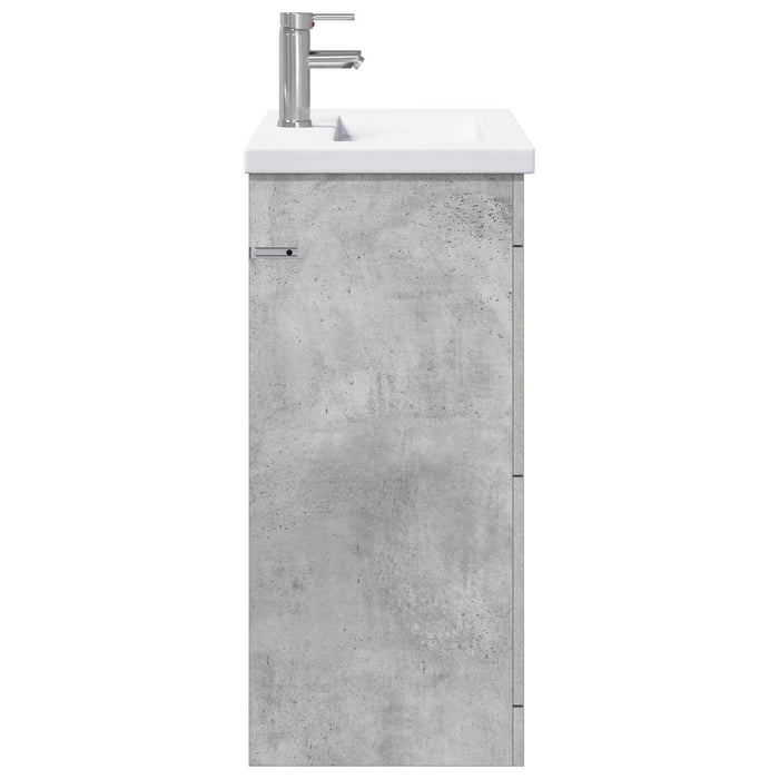Set de mobilier pentru baie Gri Beton 81 x 40 x 84,5 cm WALTI
