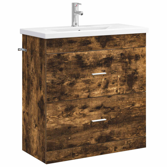 Set de mobilier pentru baie Stejar fumuriu 81 x 40 x 84,5 cm WALTI