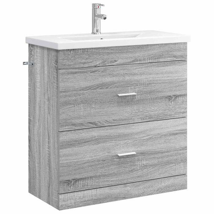 Set de mobilier pentru baie Sonoma gri 81 x 40 x 84,5 cm WALTI