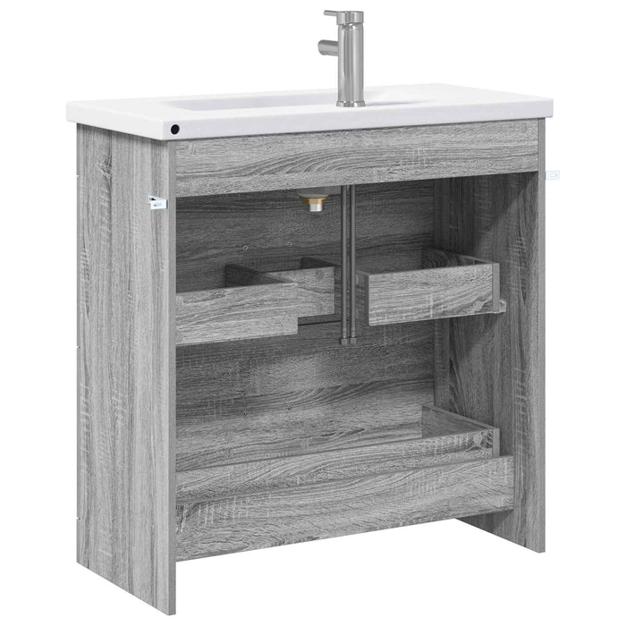 Set de mobilier pentru baie Sonoma gri 81 x 40 x 84,5 cm WALTI