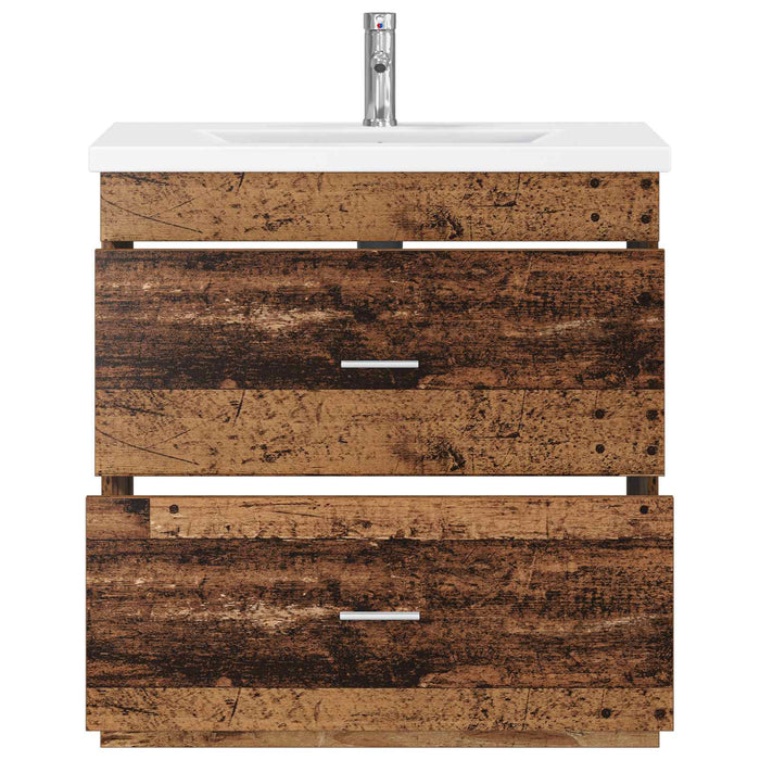 Set de mobilier pentru baie Lemn vechi 81 x 40 x 84,5 cm WALTI