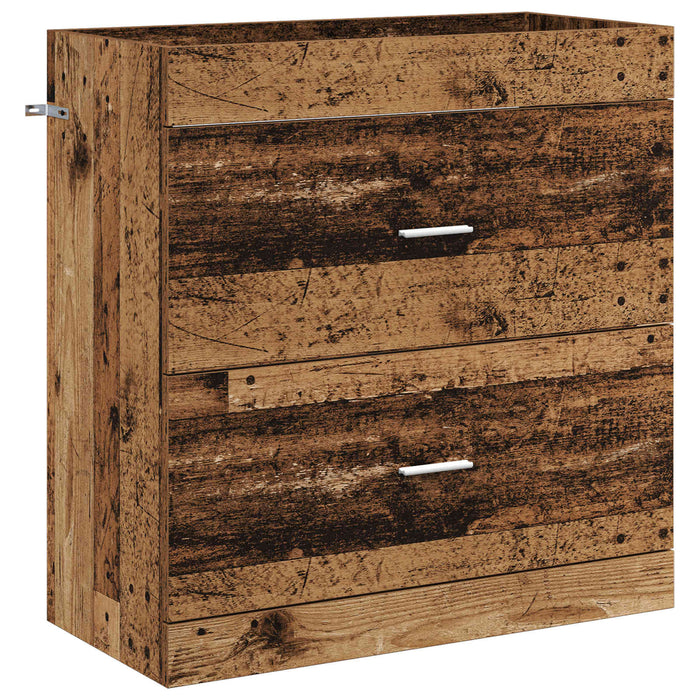 Set de mobilier pentru baie Lemn vechi 81 x 40 x 84,5 cm WALTI