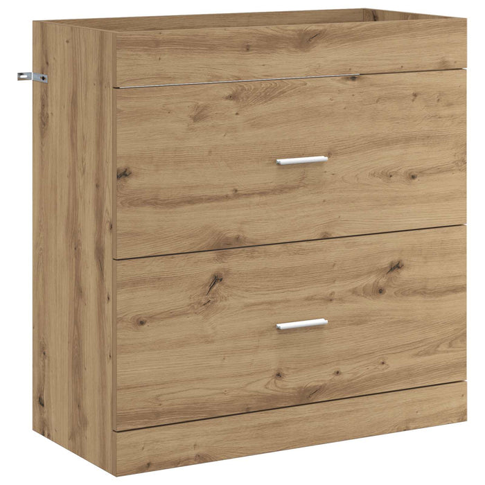 Set de mobilier pentru baie Stejar Artizanal 81 x 40 x 84,5 cm WALTI
