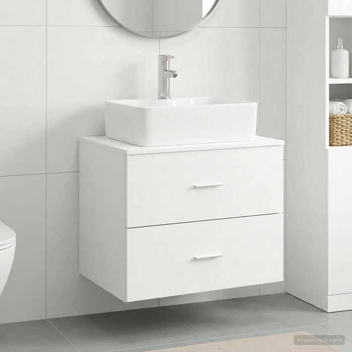 Set de mobilier pentru baie Alb Lemn prelucrat WALTI