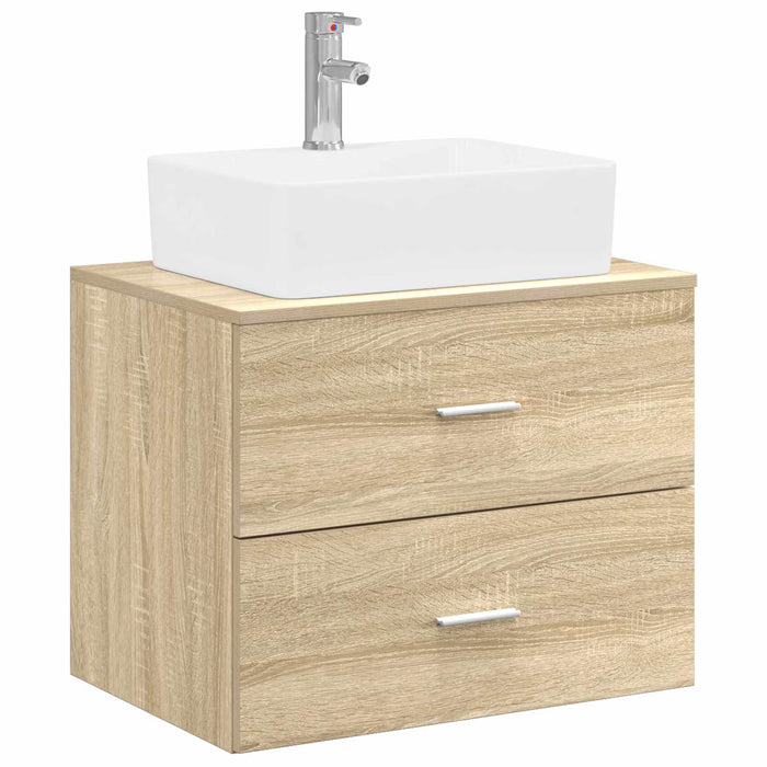 Set de mobilier pentru baie Stejar Sonoma Lemn prelucrat WALTI