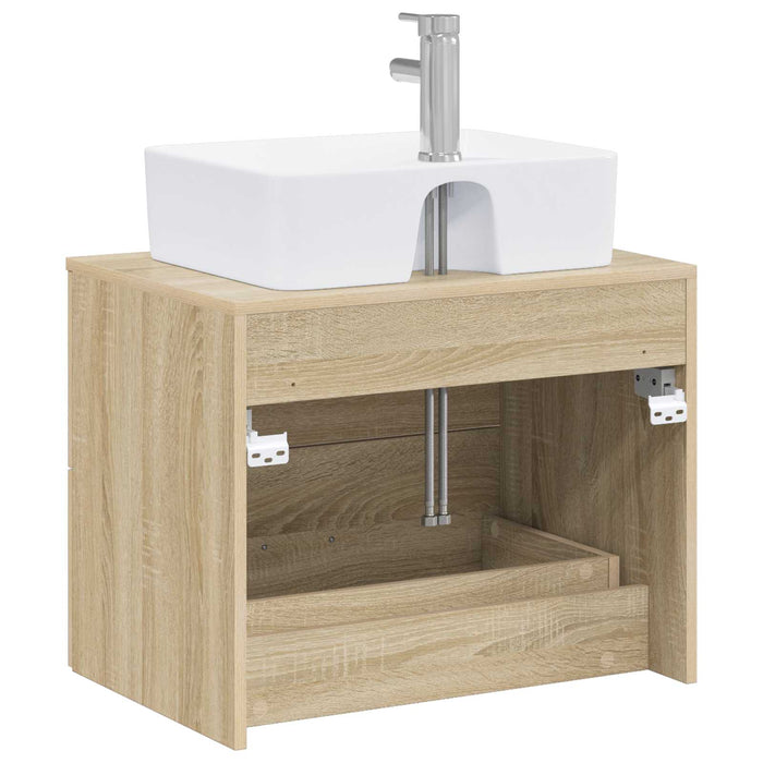 Set de mobilier pentru baie Stejar Sonoma Lemn prelucrat WALTI
