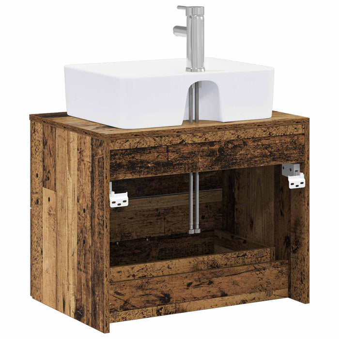 Set de mobilier pentru baie Lemn vechi Lemn prelucrat WALTI