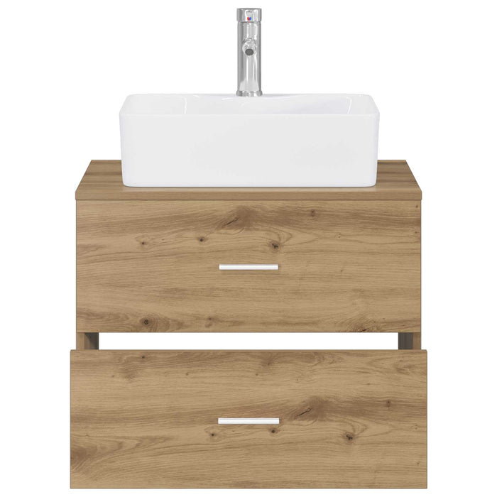 Set de mobilier pentru baie Stejar Artizanal Lemn prelucrat WALTI